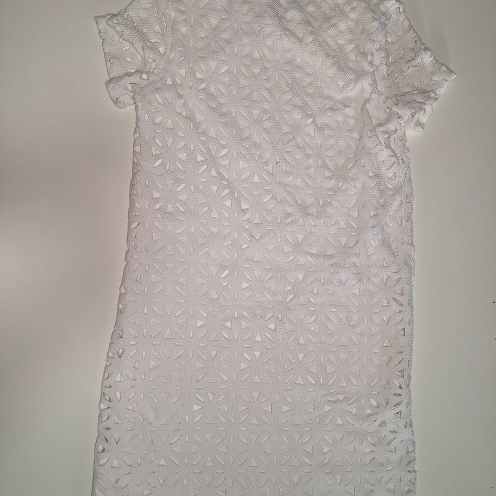 Fabletics Ivory Geometric Pattern Top - Picture 5 of 7